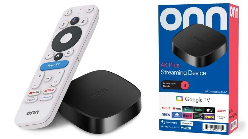 Onn 4K Google TV Box - Streaming Device