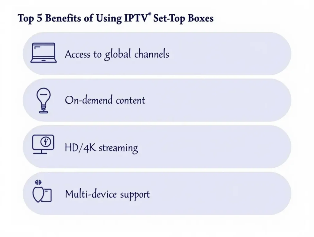 benefits of using iptv box
