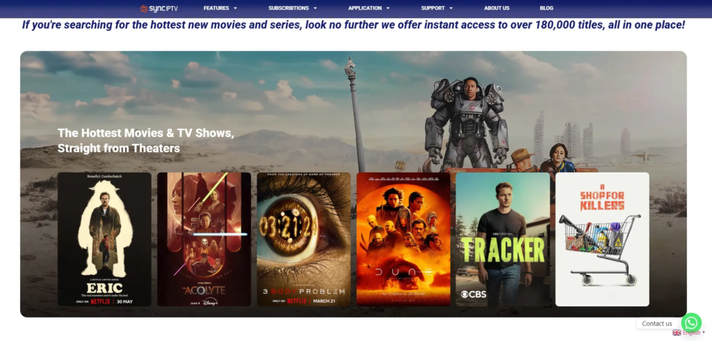 SYNC IPTV - 6th BEST IPTV UK