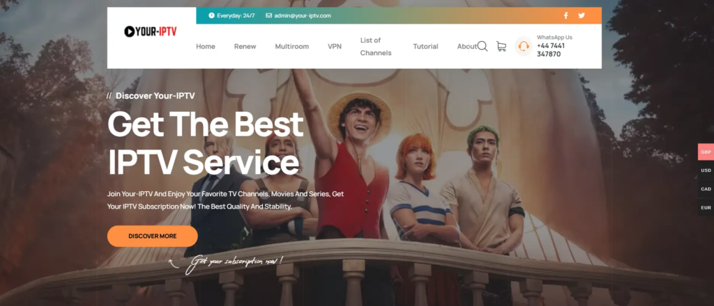 YOUR-IPTV- 5th BEST IPTV UK