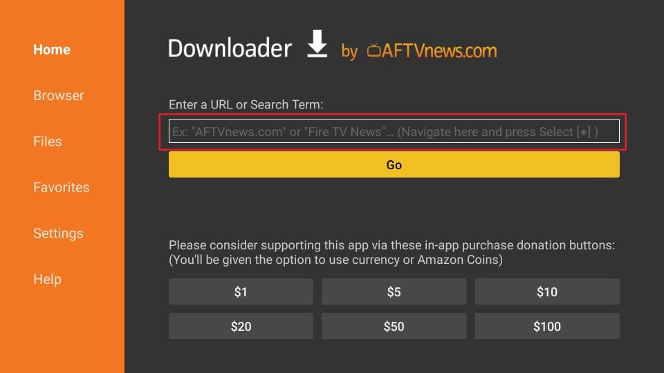 downloader interface firestick